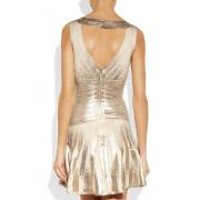Robe Herve Leger Or Pas Cher